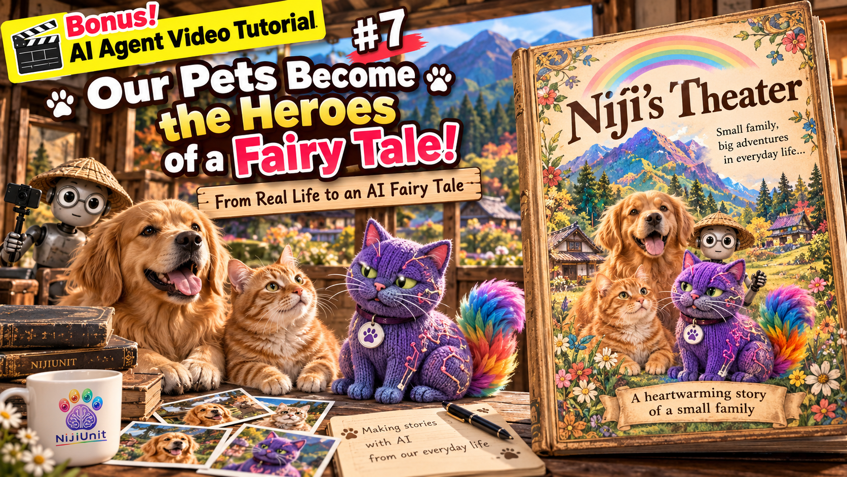 Our Pets Become Fairy-Tale Heroes