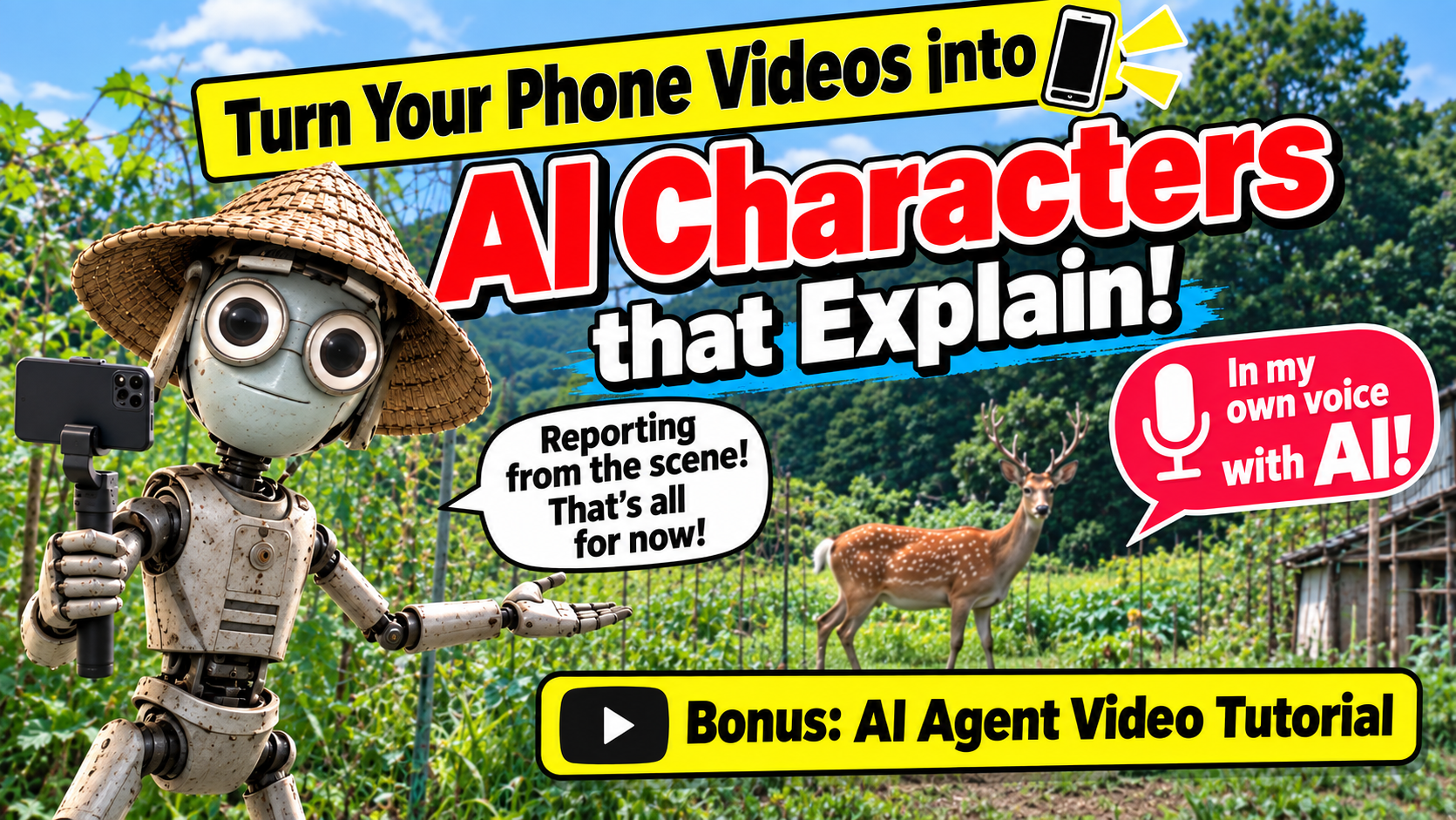 AI Characters Explain Your Phone Video