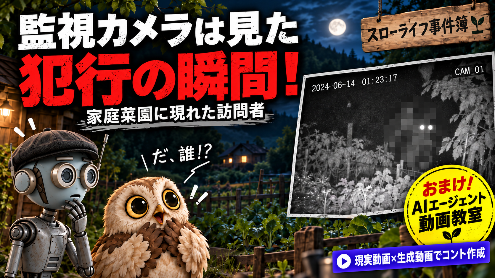 監視カメラは見た！犯行の瞬間